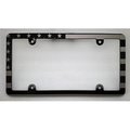 Bookazine American Flag Slimline Aluminum License Plate Frame; Black TI1360649